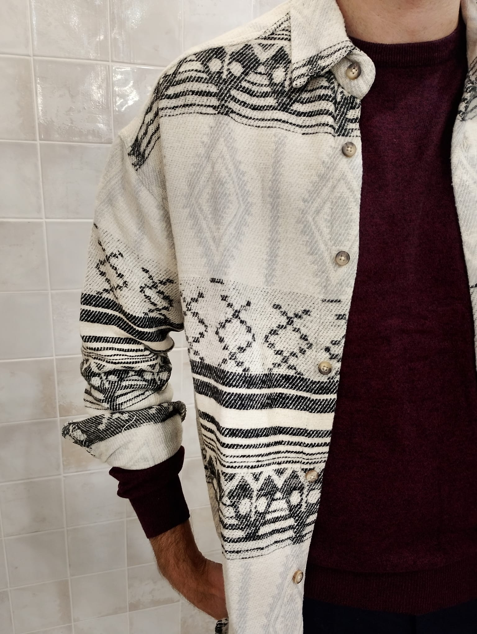 Sobrecamisa Geométrica