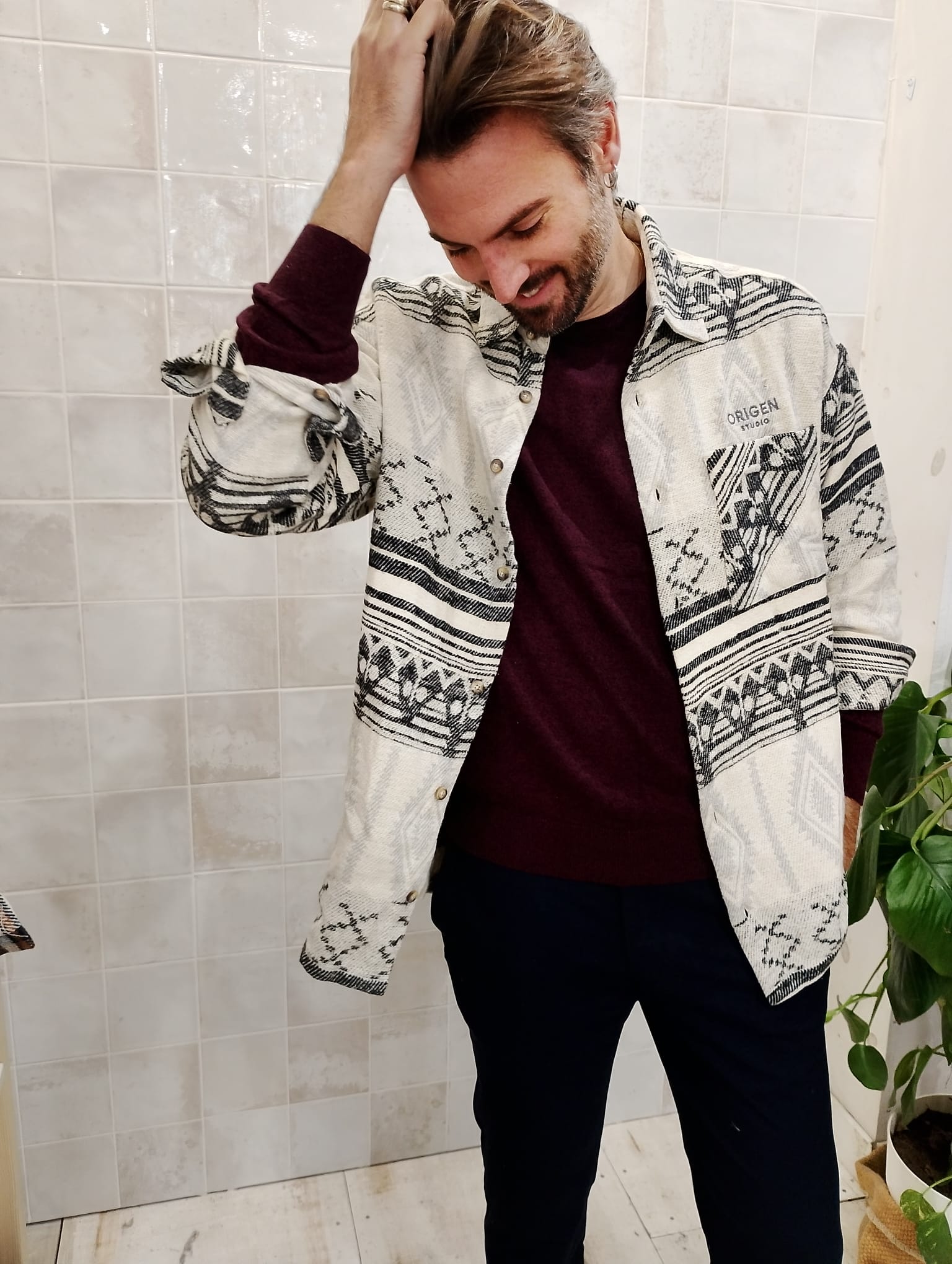 Sobrecamisa Geométrica