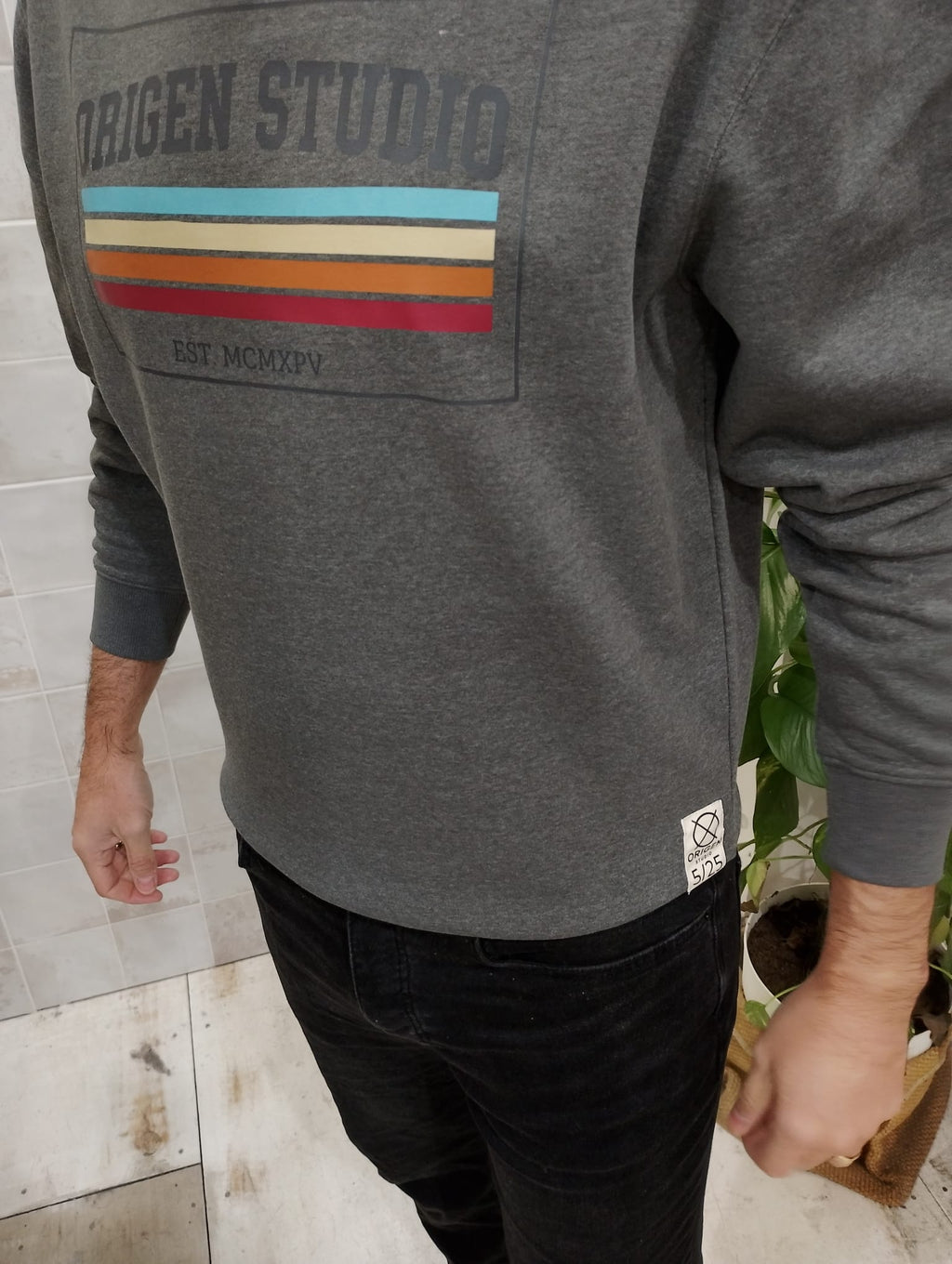Sudadera Retro Lines