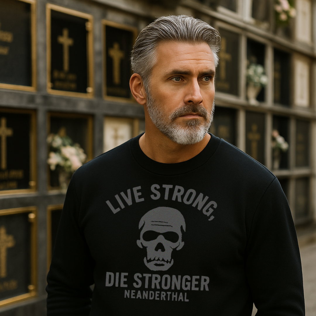 Sudadera “Live Strong, Die Stronger" – Neanderthal - Neanderthal