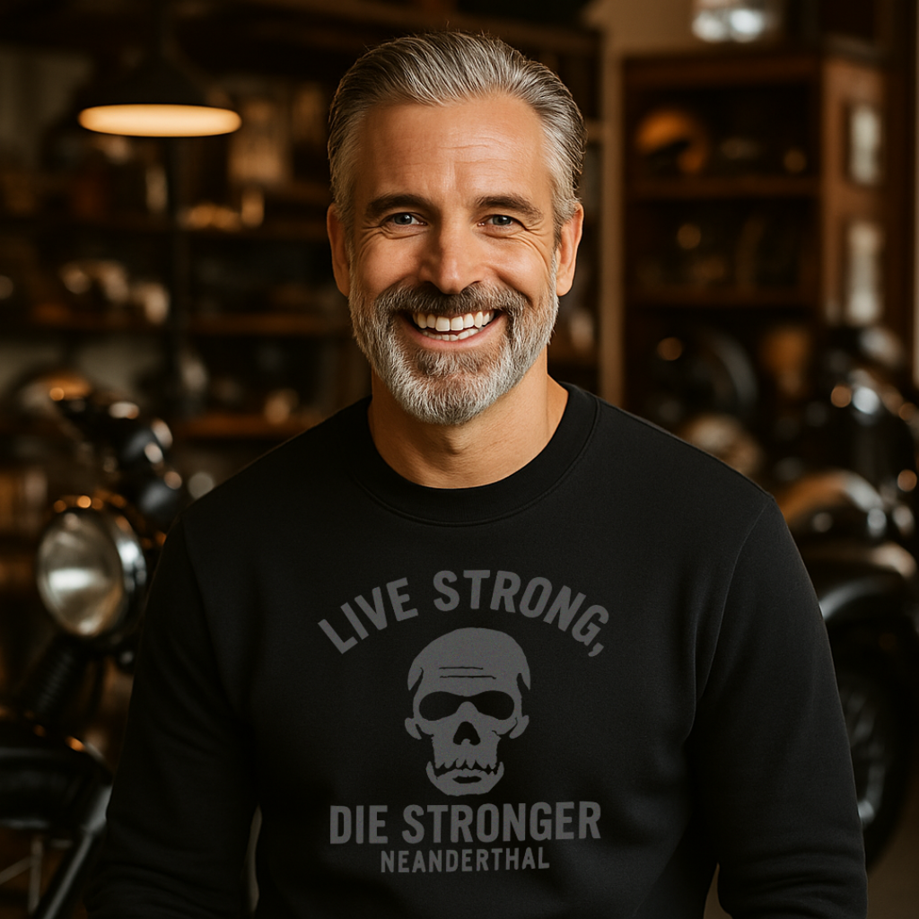 Sudadera “Live Strong, Die Stronger" – Neanderthal - Neanderthal