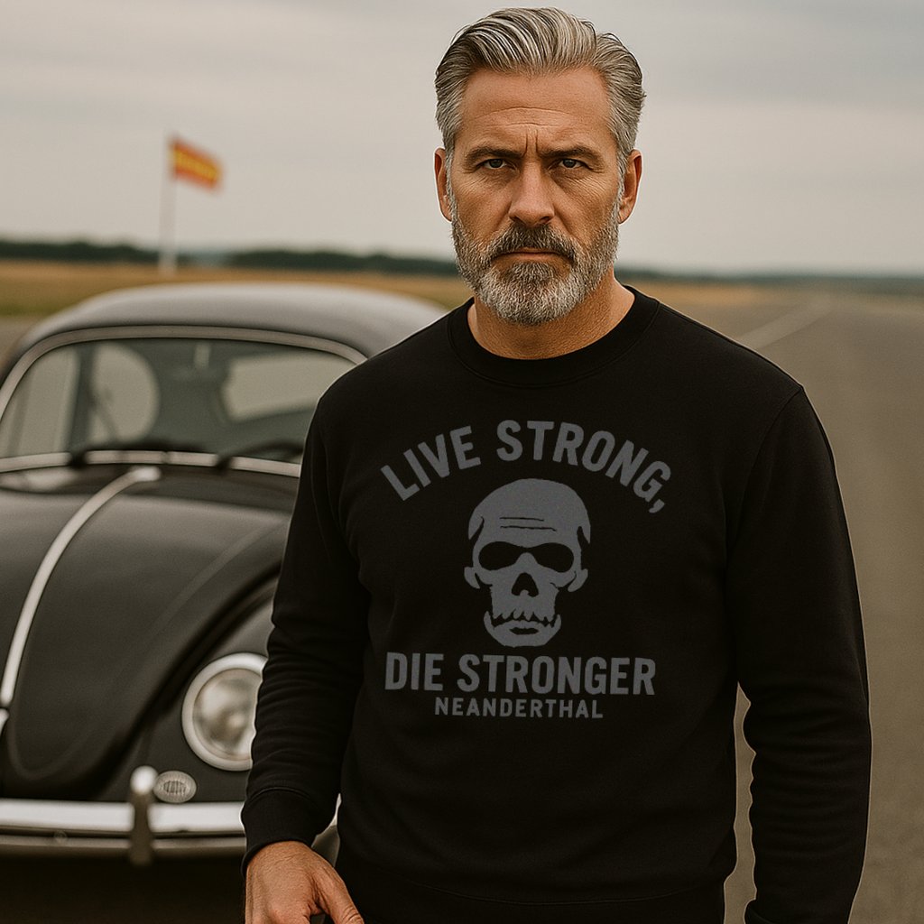 Sudadera “Live Strong, Die Stronger" – Neanderthal - Neanderthal