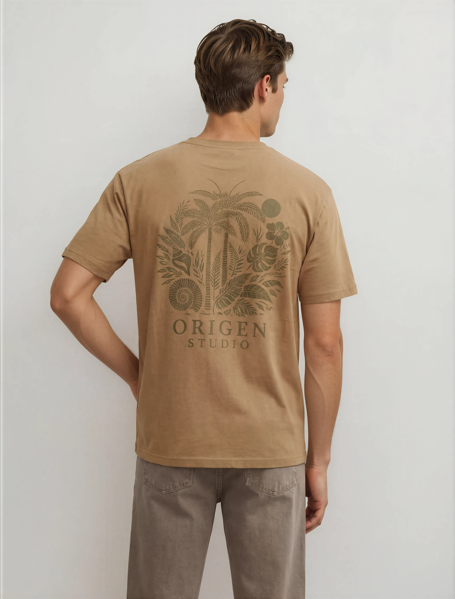 Camiseta Palm Sand – Origen Studio