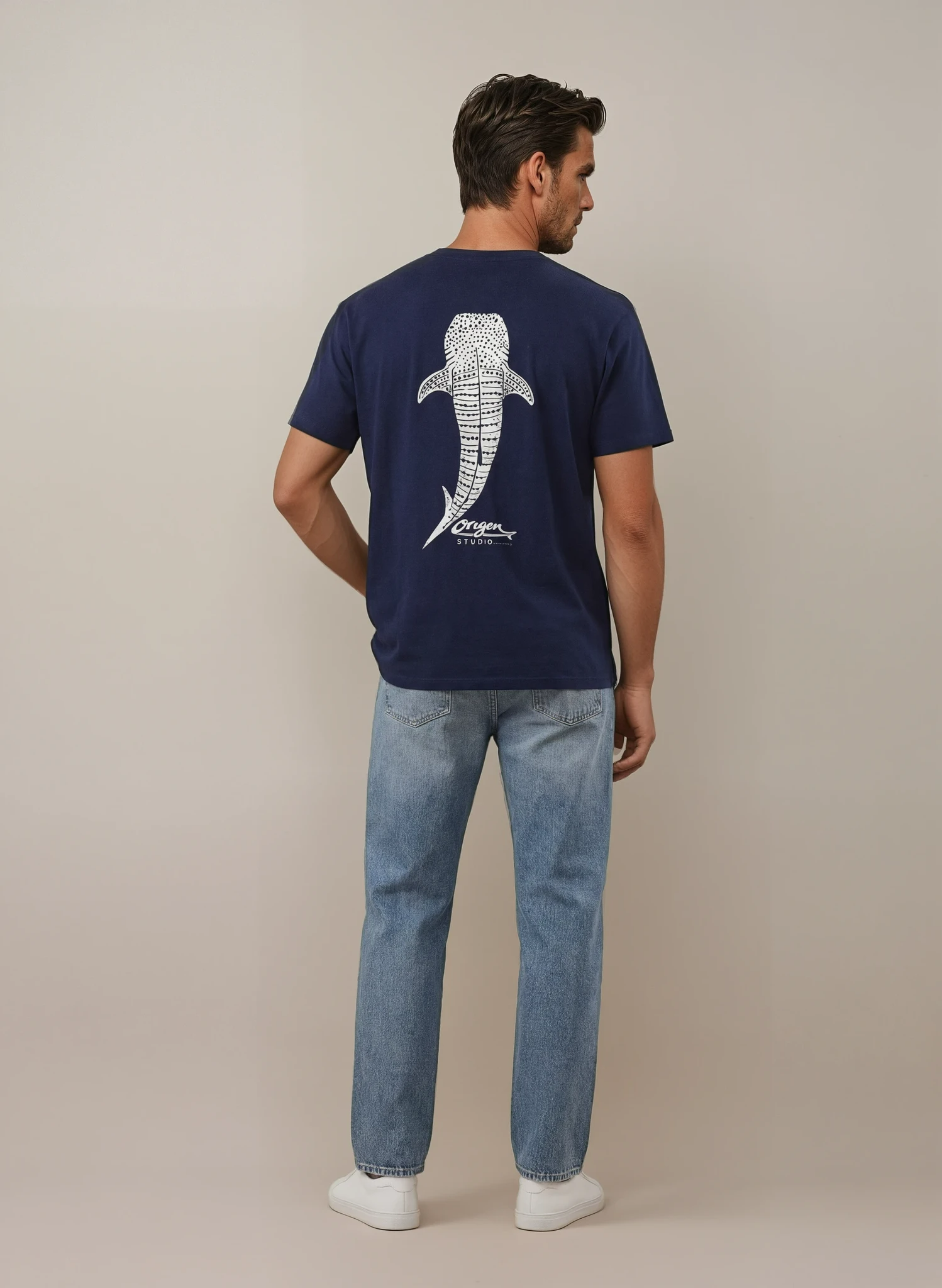 Camiseta Blue Whale – Navy Edition