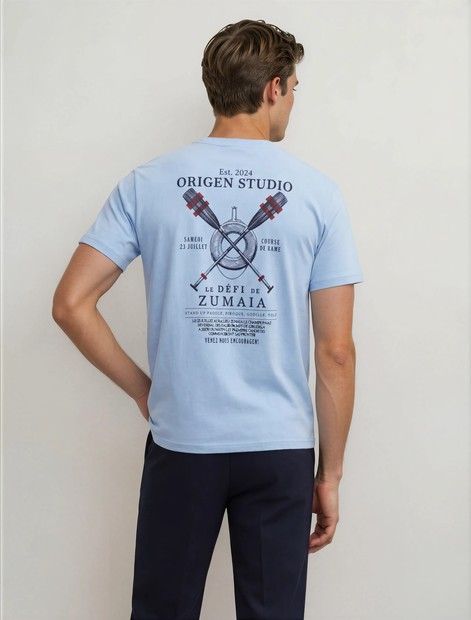 Camiseta Zumaia Rowing Club – Origen Studio